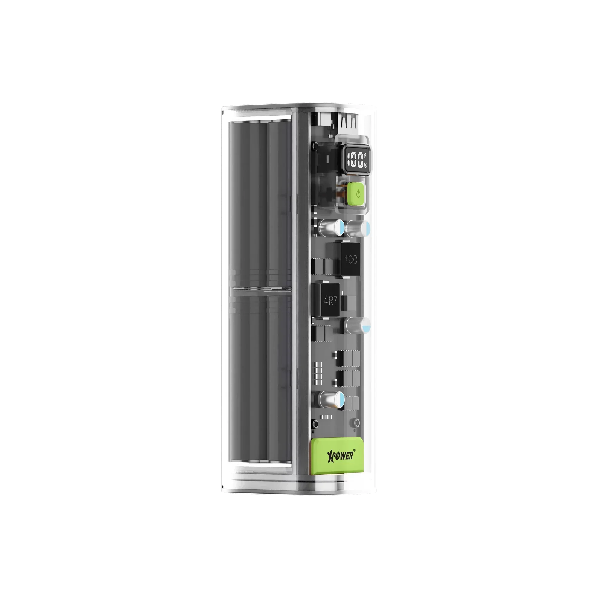 XPower PD24A 24000Mah Power Bank 100W PD - Green XPower PD24A 24000Mah Power Bank 100W PD - Green